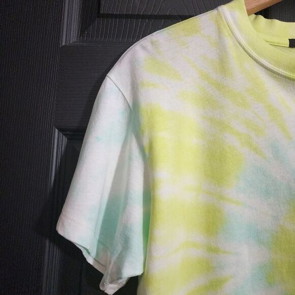 ATM Anthony Thomas Melillo Short Sleeve Tie Dye Tee - White Combo - Picture 12 of 14